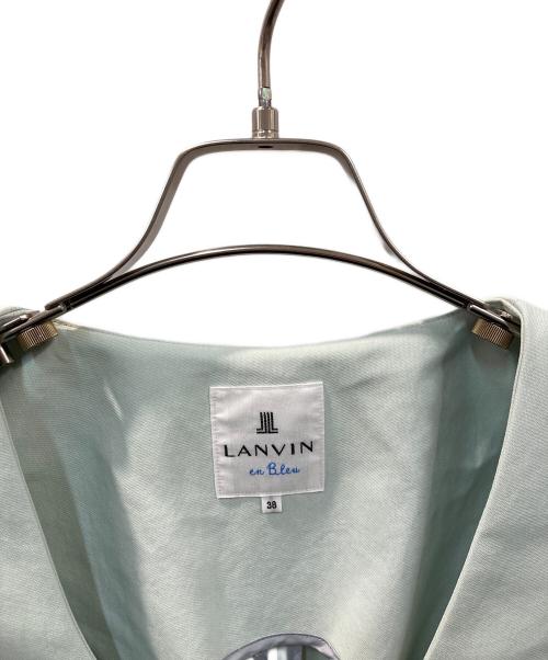 LANVIN en Bleu（ランバンオンブルー）LANVIN en Bleu (ランバンオンブルー) ジャケット ミントグリーン サイズ:38の古着・服飾アイテム