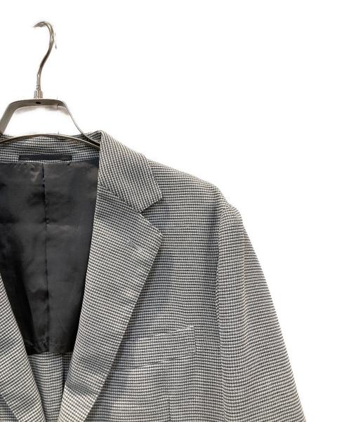 UNITED ARROWS（ユナイテッドアローズ）UNITED ARROWS (ユナイテッドアローズ) ミニチェック カラミ 2ボタン ジャケット ライトグレー サイズ:46の古着・服飾アイテム