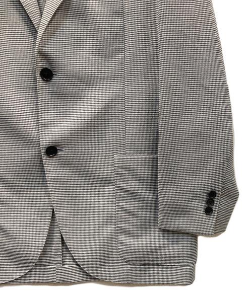 UNITED ARROWS（ユナイテッドアローズ）UNITED ARROWS (ユナイテッドアローズ) ミニチェック カラミ 2ボタン ジャケット ライトグレー サイズ:46の古着・服飾アイテム