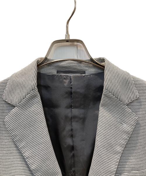 UNITED ARROWS（ユナイテッドアローズ）UNITED ARROWS (ユナイテッドアローズ) ミニチェック カラミ 2ボタン ジャケット ライトグレー サイズ:46の古着・服飾アイテム
