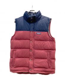 Patagonia（パタゴニア）の古着「Bivy Down Vest ビビー ダウン ベスト」｜ネイビー×レッド