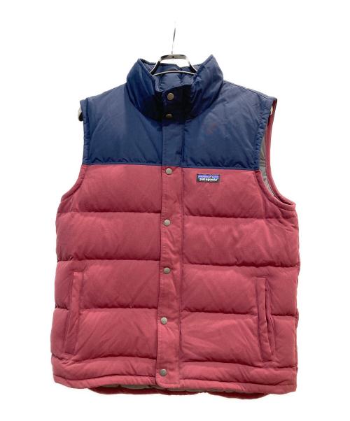 Patagonia（パタゴニア）Patagonia (パタゴニア) Bivy Down Vest ビビー ダウン ベスト ネイビー×レッド サイズ:Ｍの古着・服飾アイテム