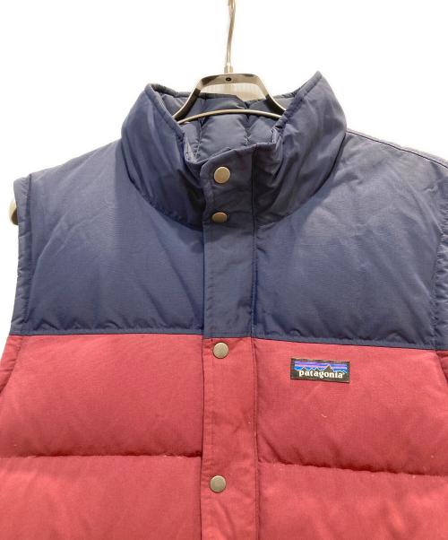 Patagonia（パタゴニア）Patagonia (パタゴニア) Bivy Down Vest ビビー ダウン ベスト ネイビー×レッド サイズ:Ｍの古着・服飾アイテム