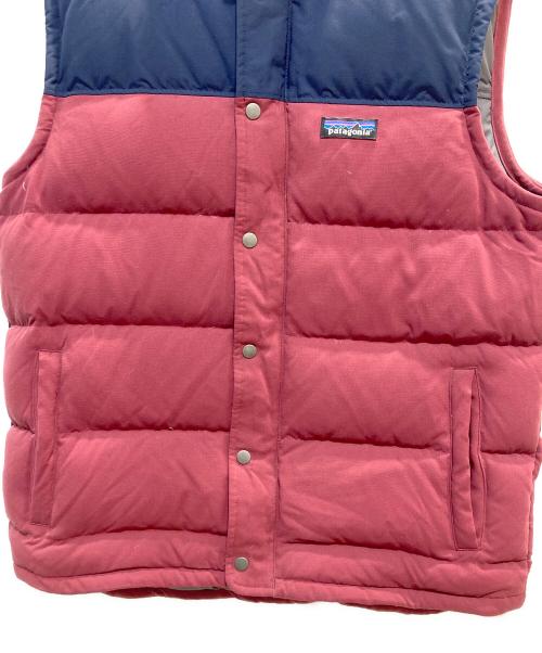 Patagonia（パタゴニア）Patagonia (パタゴニア) Bivy Down Vest ビビー ダウン ベスト ネイビー×レッド サイズ:Ｍの古着・服飾アイテム