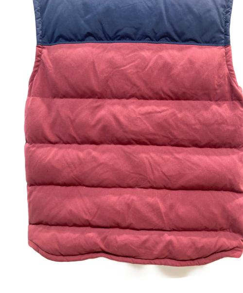 Patagonia（パタゴニア）Patagonia (パタゴニア) Bivy Down Vest ビビー ダウン ベスト ネイビー×レッド サイズ:Ｍの古着・服飾アイテム