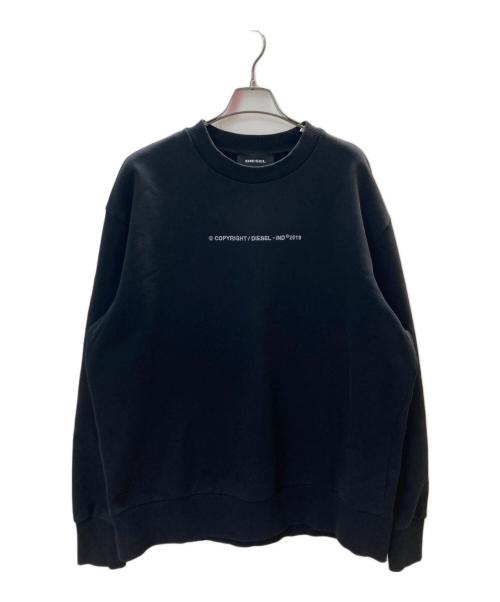 DIESEL（ディーゼル）DIESEL (ディーゼル) スウェット ブラック サイズ:Lの古着・服飾アイテム