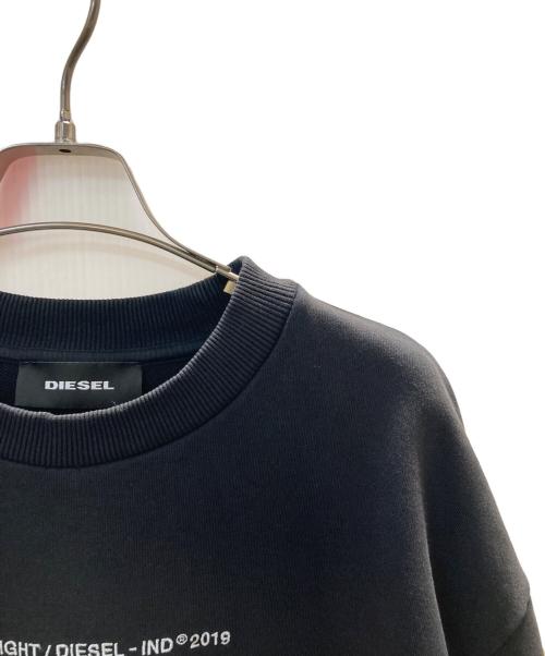 DIESEL（ディーゼル）DIESEL (ディーゼル) スウェット ブラック サイズ:Lの古着・服飾アイテム