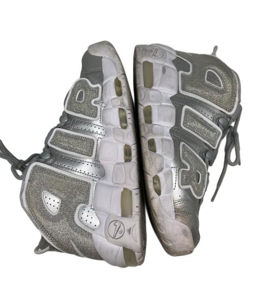 NIKE（ナイキ）NIKE (ナイキ) AIR MORE UP TEMPO シルバー サイズ:24.5の古着・服飾アイテム