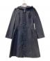 M'S GRACY（エムズグレイシー）の古着「フリルフーディーコート」｜ネイビー