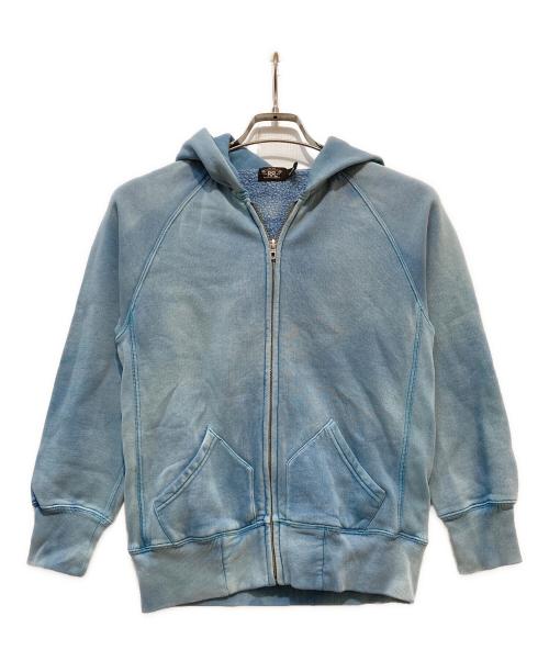 RRL（ダブルアールエル）RRL (ダブルアールエル) ジップパーカー スカイブルー サイズ:1の古着・服飾アイテム