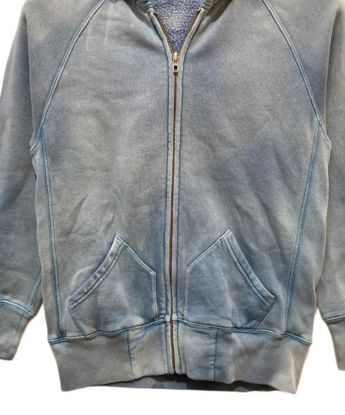 RRL（ダブルアールエル）RRL (ダブルアールエル) ジップパーカー スカイブルー サイズ:1の古着・服飾アイテム