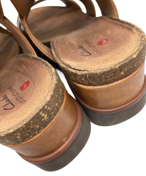 CLARKS（クラークス）CLARKS (クラークス) サンダル ブラウン サイズ:23.5cmの古着・服飾アイテム
