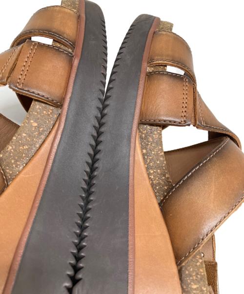 CLARKS（クラークス）CLARKS (クラークス) サンダル ブラウン サイズ:23.5cmの古着・服飾アイテム