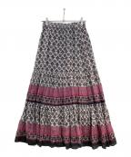 sara mallikaサラマリカ）の古着「コモンプリントスカート」｜パープル