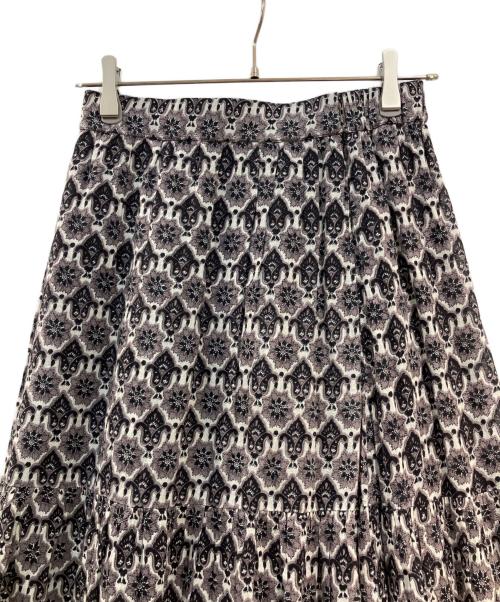 sara mallika（サラマリカ）sara mallika (サラマリカ) コモンプリントスカート パープル サイズ:Mの古着・服飾アイテム