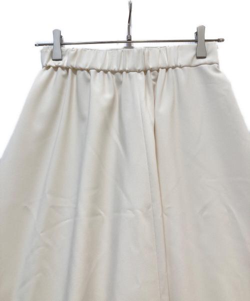 SOEJU（ソージュ）SOEJU (ソージュ) ソフトオックスロングフレアスカート ベージュ サイズ:Sの古着・服飾アイテム