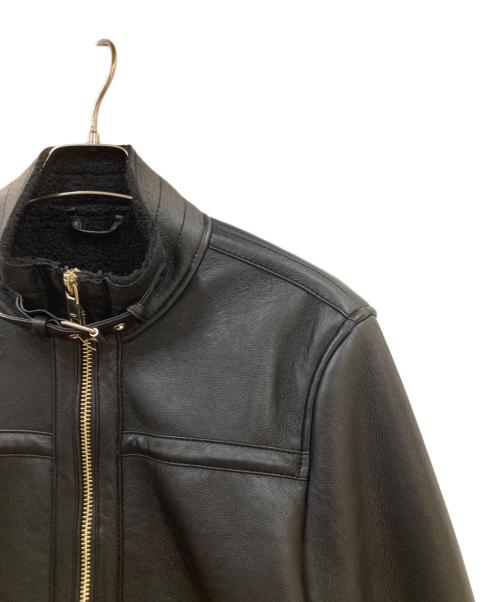 ZARA（ザラ）ZARA (ザラ) エコレザーフライトジャケット ブラック サイズ:Sの古着・服飾アイテム