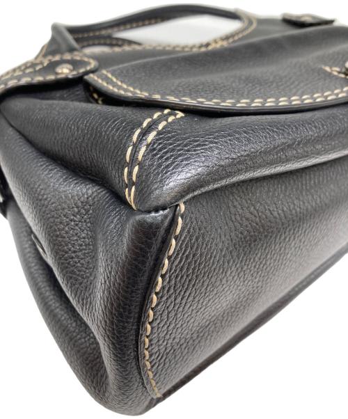 TOD'S（トッズ）TOD'S (トッズ) ハンドバッグ ブラックの古着・服飾アイテム