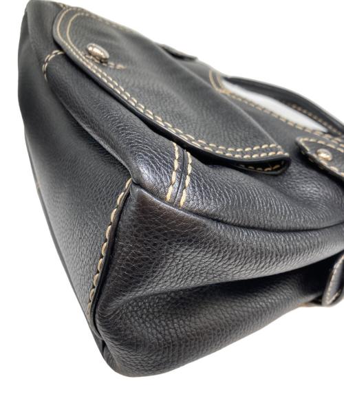 TOD'S（トッズ）TOD'S (トッズ) ハンドバッグ ブラックの古着・服飾アイテム
