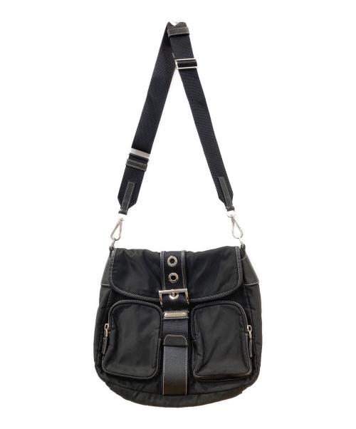 PRADA（プラダ）PRADA (プラダ) ショルダーバッグ ブラックの古着・服飾アイテム