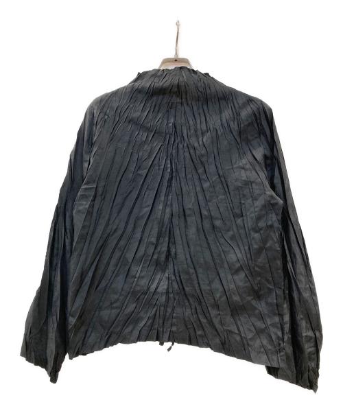 PLEATS PLEASE（プリーツプリーズ）PLEATS PLEASE (プリーツプリーズ) ランダムプリーツブラウス ブラック サイズ:3の古着・服飾アイテム