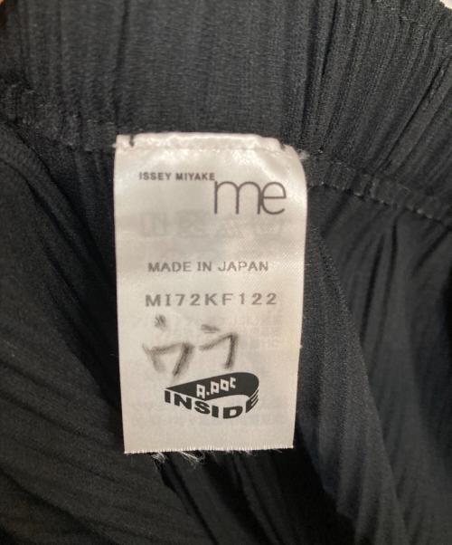 me ISSEY MIYAKE（ミーイッセイ ミヤケ）me ISSEY MIYAKE (ミーイッセイ ミヤケ) プリーツパンツ ブラック サイズ:-の古着・服飾アイテム
