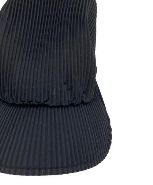 PLEATS PLEASE（プリーツプリーズ）PLEATS PLEASE (プリーツプリーズ) プリーツキャップ ブラックの古着・服飾アイテム