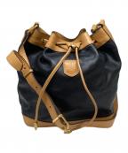 CELINEセリーヌ）の古着「巾着ショルダーバッグ」｜ブラック