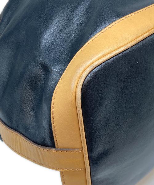 CELINE（セリーヌ）CELINE (セリーヌ) 巾着ショルダーバッグ ブラックの古着・服飾アイテム