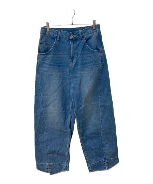 Adam et Rope（アダム エ ロペ）Adam et Rope (アダム エ ロペ) ルーズフィットアジャストデニム インディゴ サイズ:38の古着・服飾アイテム