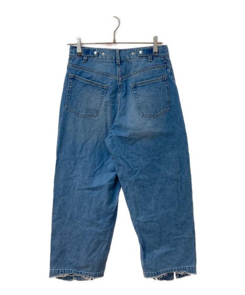 Adam et Rope（アダム エ ロペ）Adam et Rope (アダム エ ロペ) ルーズフィットアジャストデニム インディゴ サイズ:38の古着・服飾アイテム