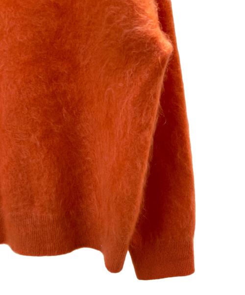 ROPE（ロペ）ROPE (ロペ) カシミヤ100％ クルーネックファーニット オレンジ サイズ:Fの古着・服飾アイテム