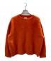 ROPE（ロペ）の古着「カシミヤ100％ クルーネックファーニット」｜オレンジ