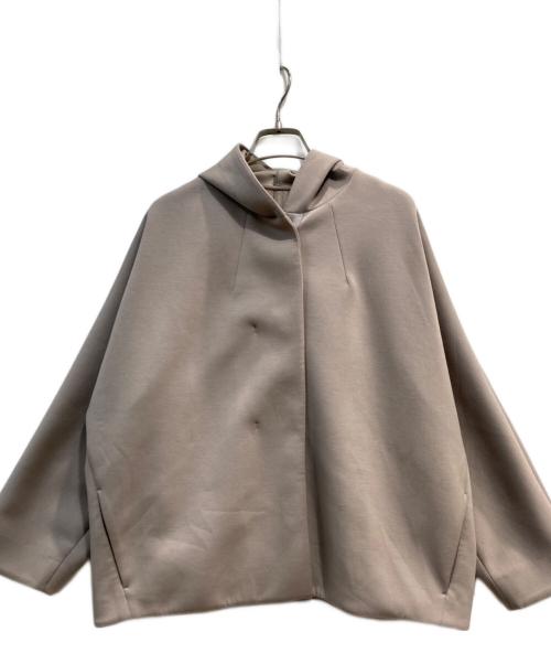 ROPE（ロペ）ROPE (ロペ) ダンボールパーカーハーフコート ベージュ サイズ:38の古着・服飾アイテム