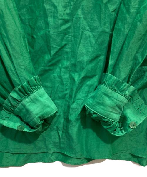 ROPE（ロペ）ROPE (ロペ) 前後2WAY袖ボリュームボウタイ付きブラウス グリーン サイズ:38の古着・服飾アイテム