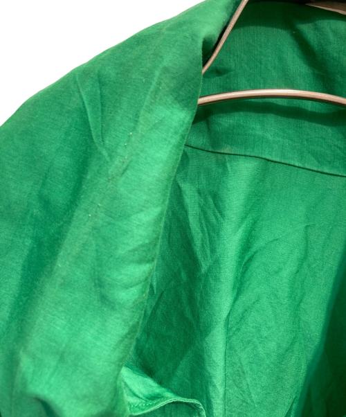 ROPE（ロペ）ROPE (ロペ) 前後2WAY袖ボリュームボウタイ付きブラウス グリーン サイズ:38の古着・服飾アイテム