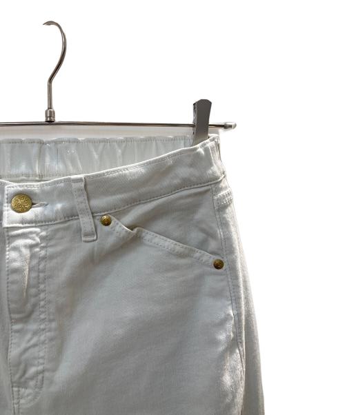 BIG JOHN（ビッグジョン）BIG JOHN (ビッグジョン) SURT (サート) MANNISH BAGGY バギーデニムパンツ ホワイト サイズ:Sの古着・服飾アイテム