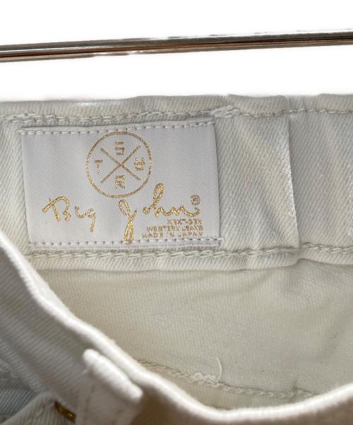 BIG JOHN（ビッグジョン）BIG JOHN (ビッグジョン) SURT (サート) MANNISH BAGGY バギーデニムパンツ ホワイト サイズ:Sの古着・服飾アイテム