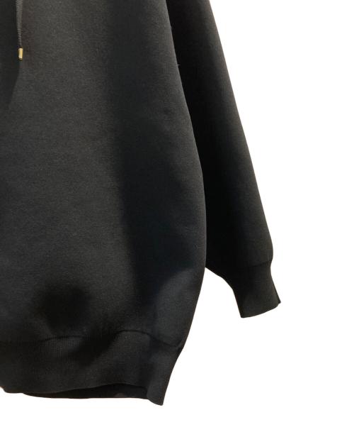 MADISON BLUE（マディソンブルー）MADISON BLUE (マディソンブルー) BIG KNIT HOODIE ブラック サイズ:XSの古着・服飾アイテム