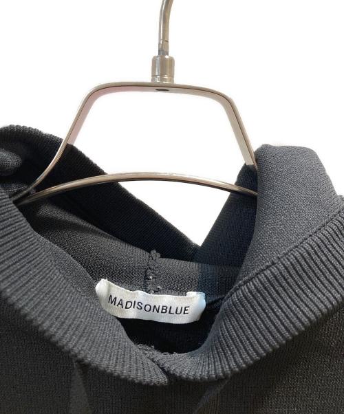 MADISON BLUE（マディソンブルー）MADISON BLUE (マディソンブルー) BIG KNIT HOODIE ブラック サイズ:XSの古着・服飾アイテム