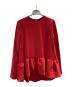 YOKO CHAN（ヨーコチャン）の古着「ティアードブラウス」｜レッド
