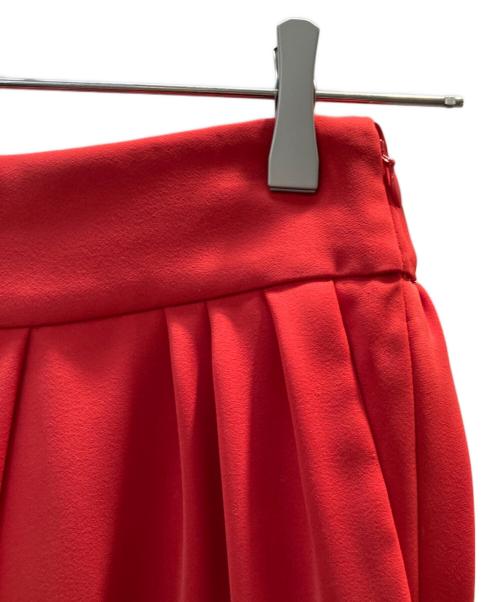 YOKO CHAN（ヨーコチャン）YOKO CHAN (ヨーコチャン) ハイウエストラップパンツ レッド サイズ:36の古着・服飾アイテム