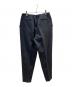 BORDERS AT BALCONY (ボーダーズアットバルコニー) FRILL TAPERED PANTS グレー サイズ:38 未使用品：6000円