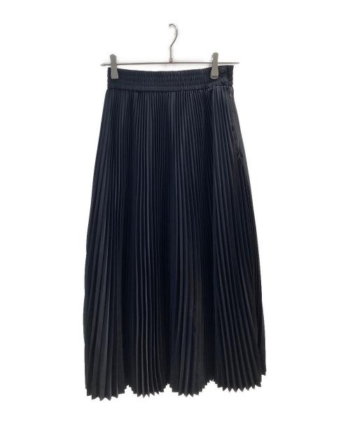 HYKE（ハイク）HYKE (ハイク) Taffeta Pleated skirt ブラック サイズ:-の古着・服飾アイテム