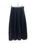 HYKE（ハイク）の古着「Taffeta Pleated skirt」｜ブラック