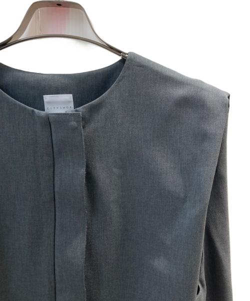 CITYSHOP（シティショップ）CITYSHOP (シティショップ) ZIP ジャンプスーツ グレー サイズ:36の古着・服飾アイテム