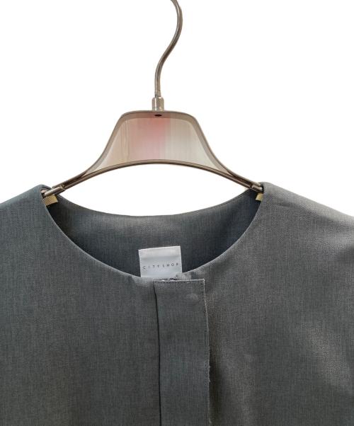 CITYSHOP（シティショップ）CITYSHOP (シティショップ) ZIP ジャンプスーツ グレー サイズ:36の古着・服飾アイテム