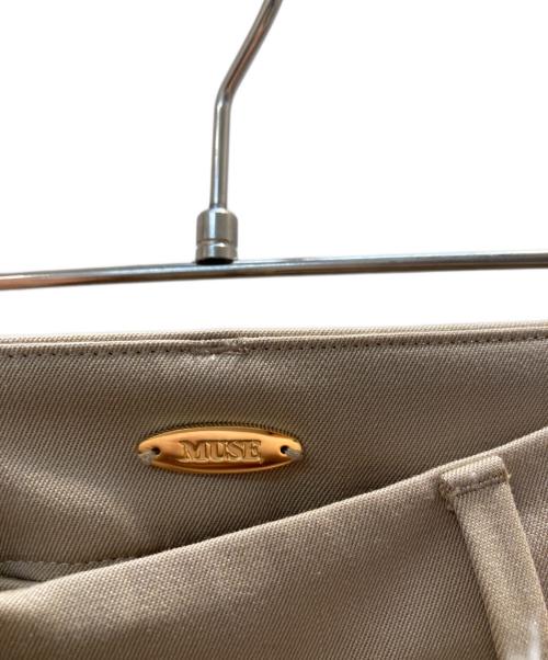 MUSE（ミューズ）MUSE (ミューズ) GABARDINE WIDE パンツ ベージュ サイズ:36の古着・服飾アイテム