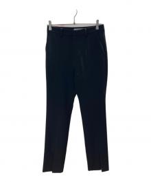 Col Pierrot（コルピエロ）の古着「Strech Slit Pants スラックス」｜ブラック