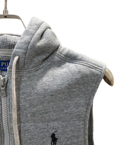 POLO RALPH LAUREN（ポロ・ラルフローレン）POLO RALPH LAUREN (ポロ・ラルフローレン) ノースリーブパーカー グレー サイズ:XSの古着・服飾アイテム